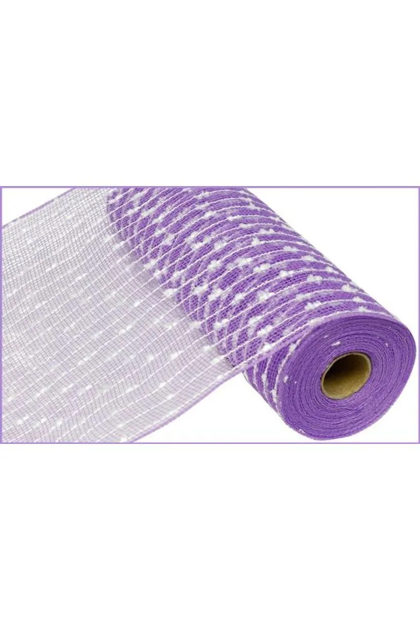 10" Lavender Snowdrift Deco Mesh Ribbon (10 Yards)