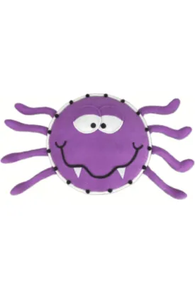 12" Plush Spider Wreath Accent: Purple