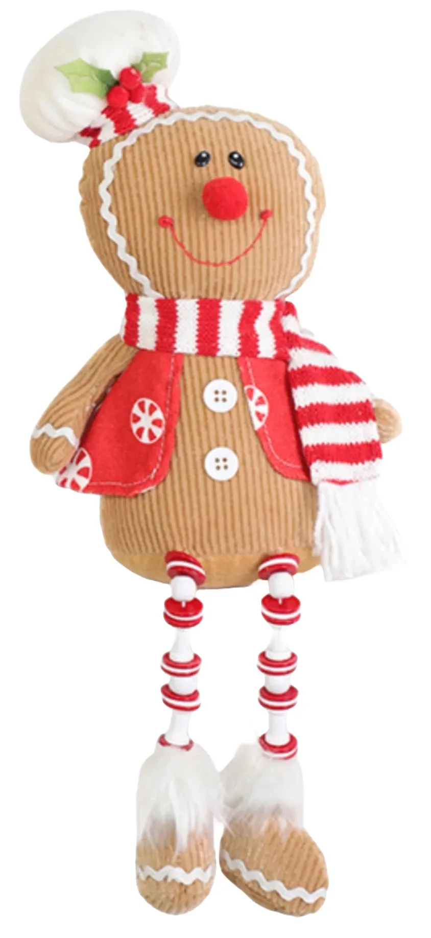 14" Plush Gingerbread Shelf Sitter