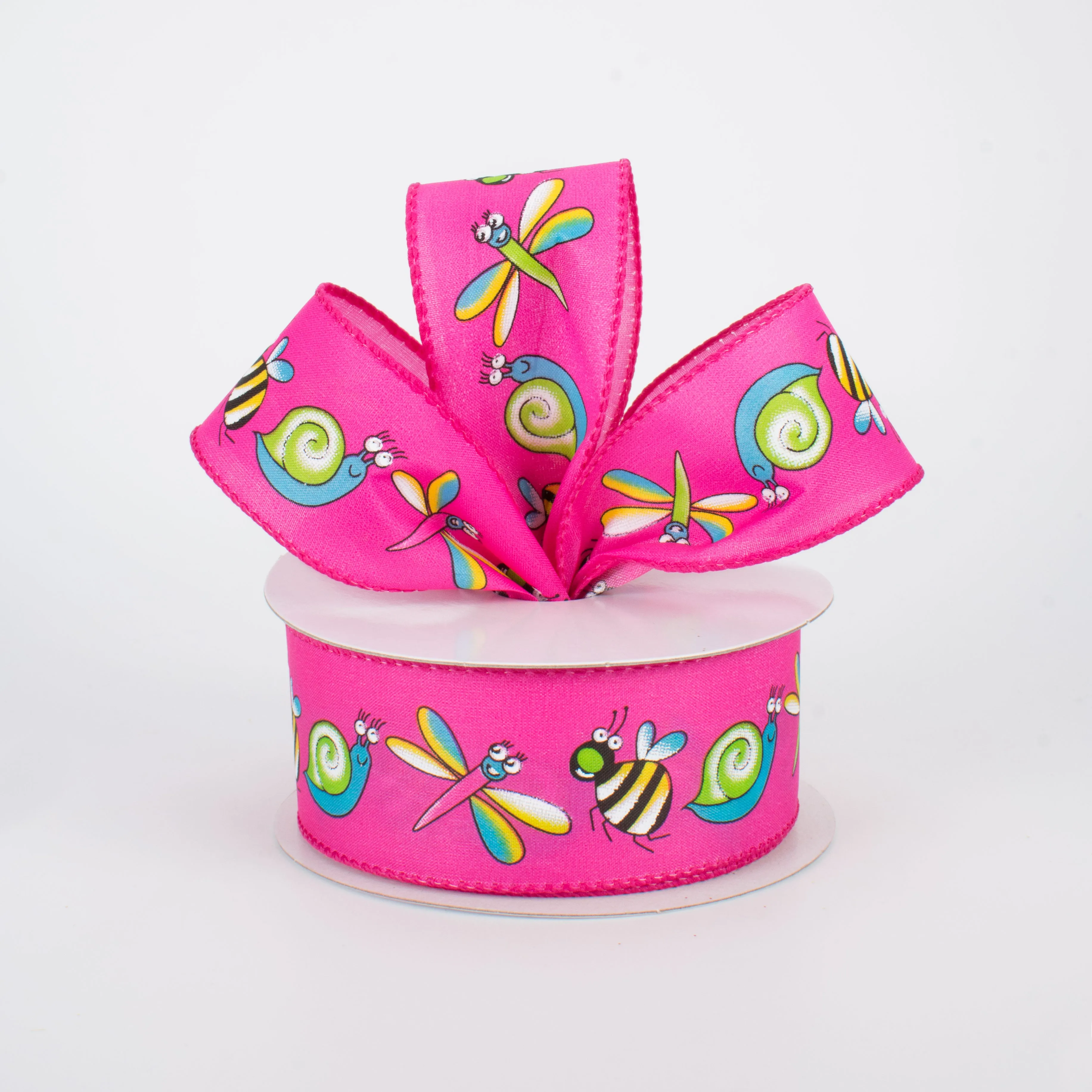 1.5" Bug Ribbon: Hot Pink (10 Yards)