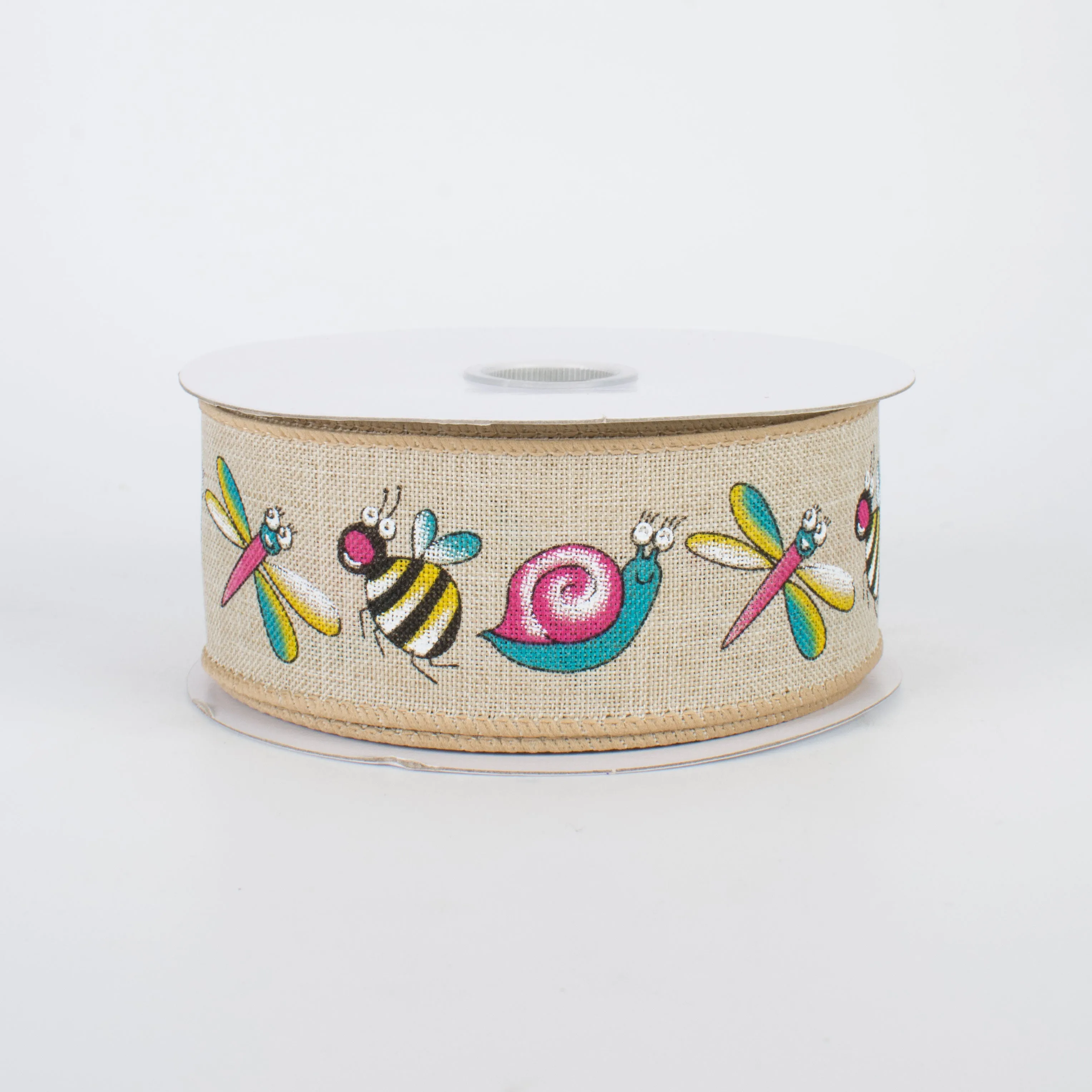 1.5" Bug Ribbon: Natural (10 Yards)