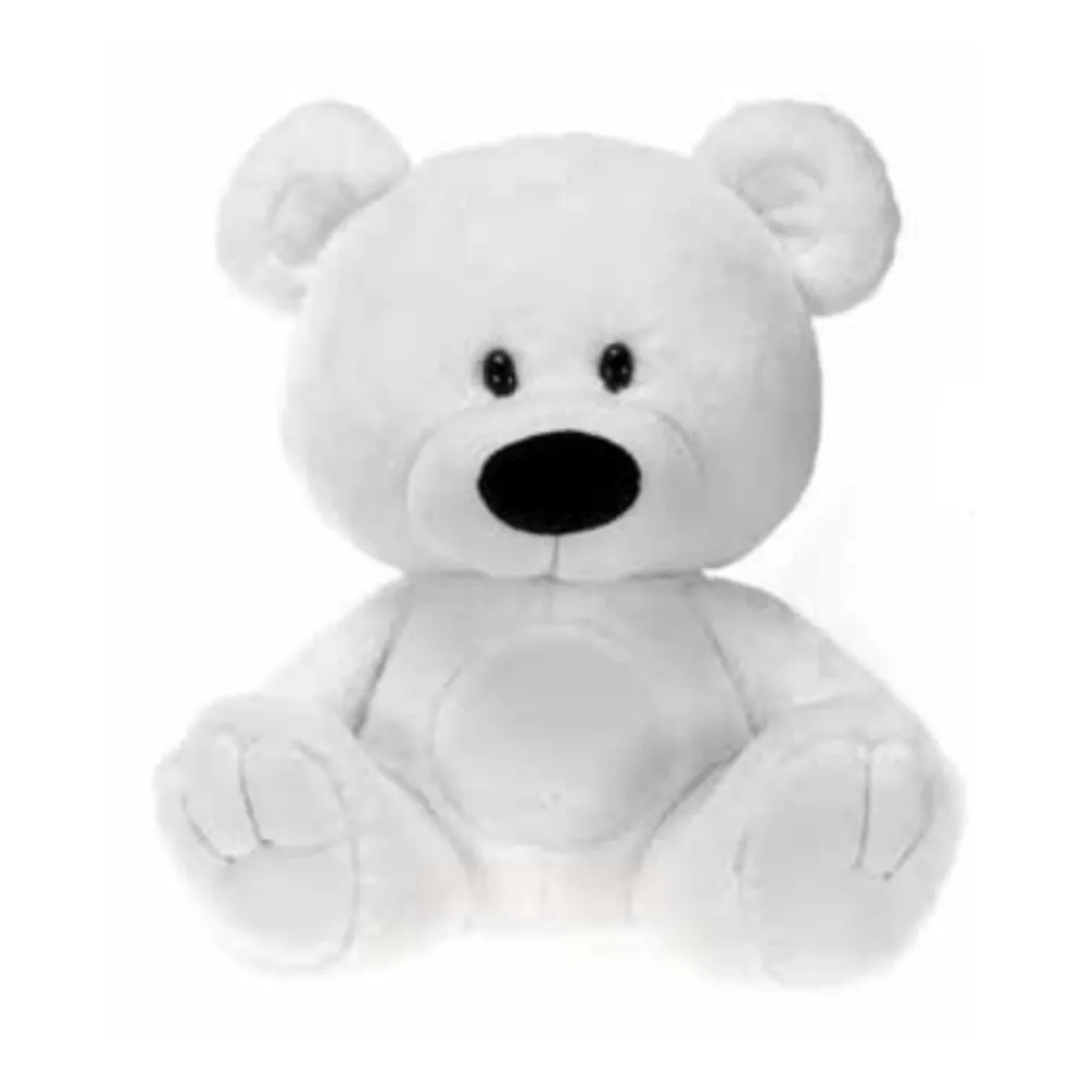 15" Signature All White Bear Plush Stuffed Animal