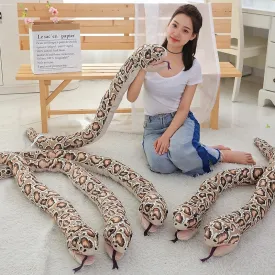 1pc 155cm Simulation Plush Toys Stuffed Giant Snake Animal Toy Soft Dolls Bithday Christmas party Gifts baby Funny Dolls