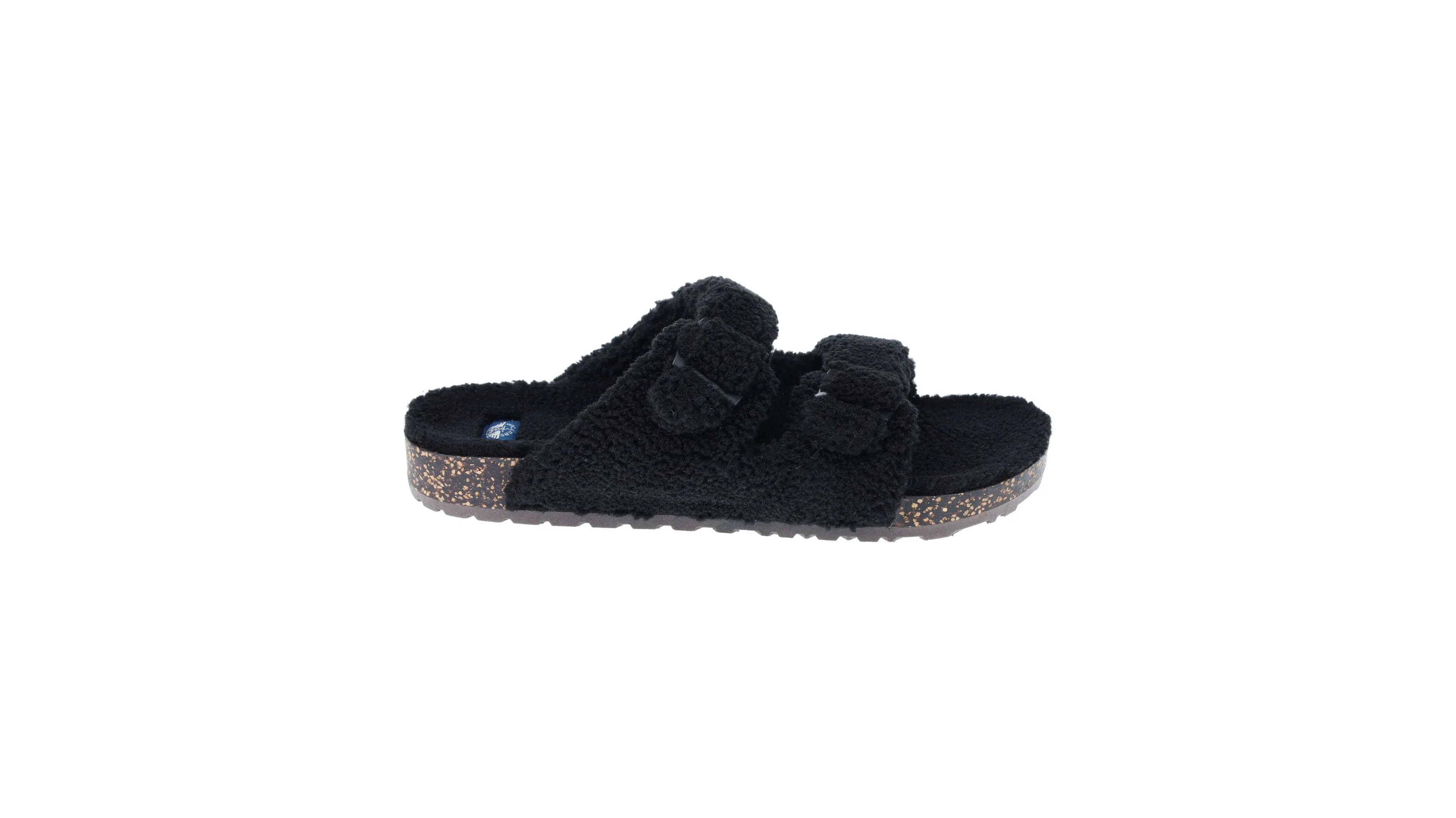 2 Buckle Sherpa Slippers