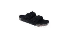 2 Buckle Sherpa Slippers