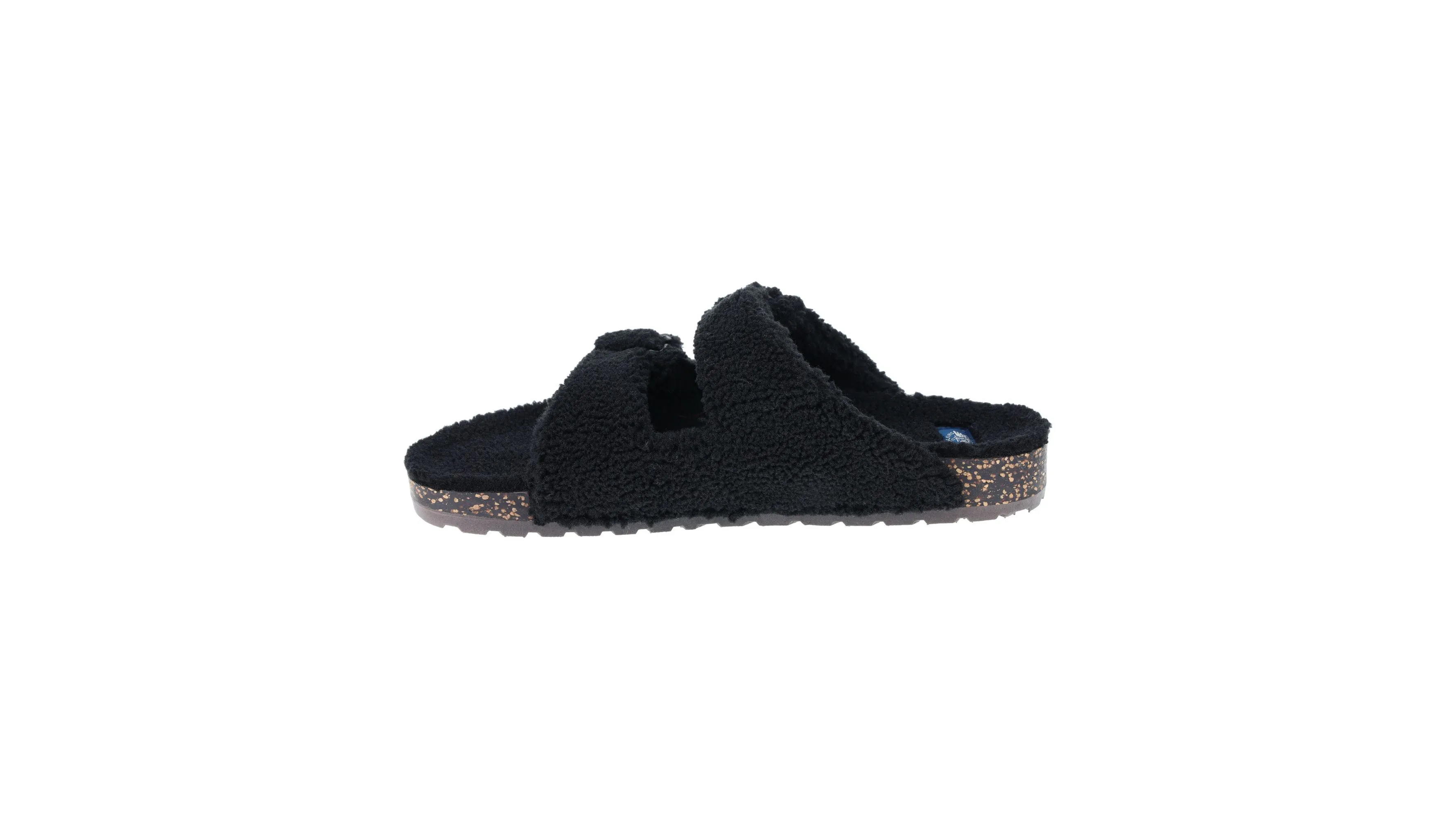 2 Buckle Sherpa Slippers