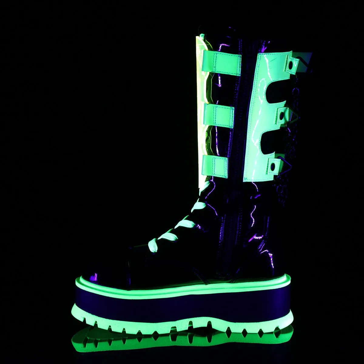 2 Inch Platform SLACKER-156 Neon Green