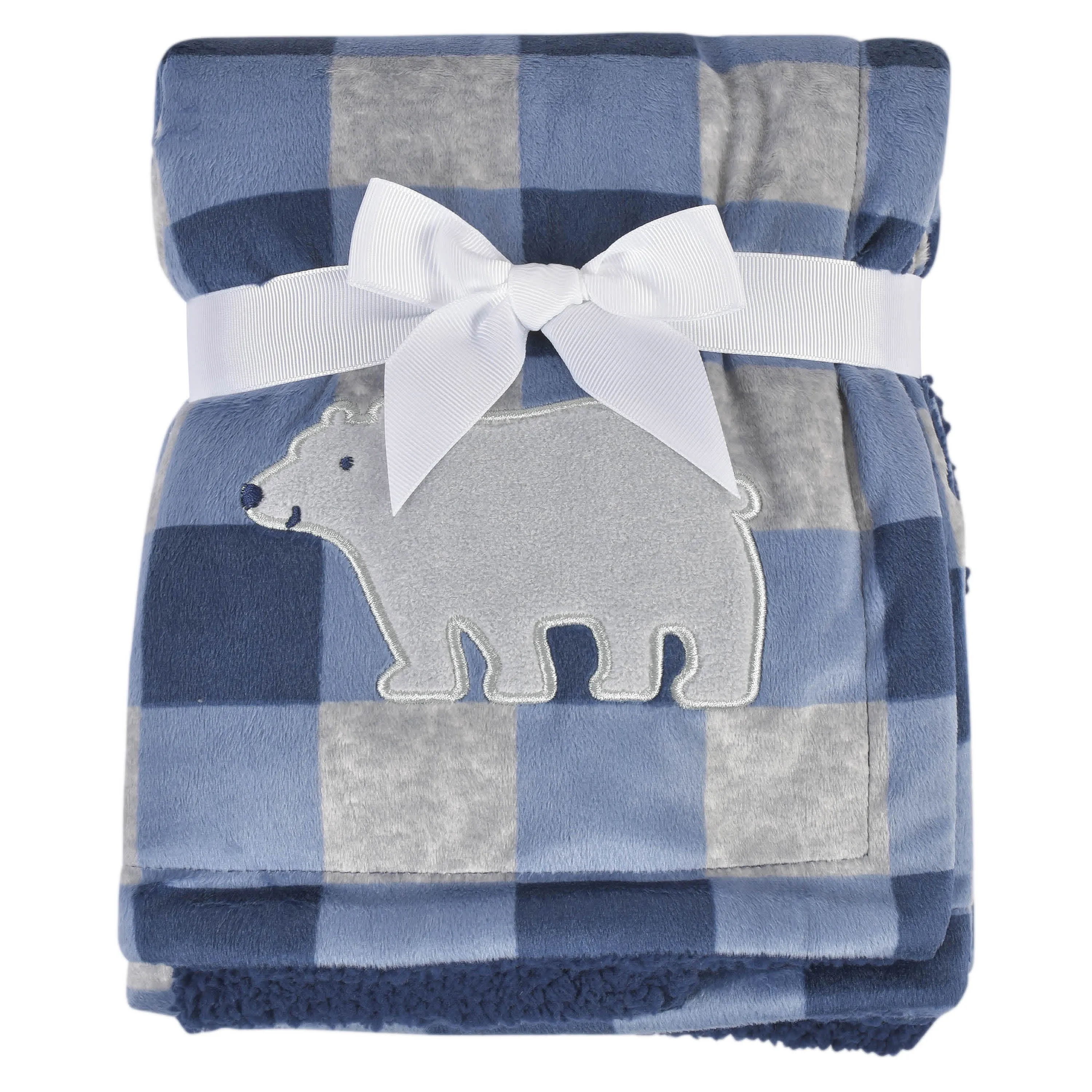 2-Piece Baby & Toddler Boys Bear Blanket & Security Blanket Set