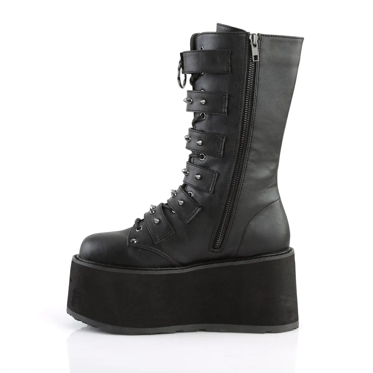 3 Inch Platform DAMNED-225 Black Pu