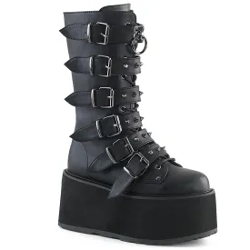 3 Inch Platform DAMNED-225 Black Pu