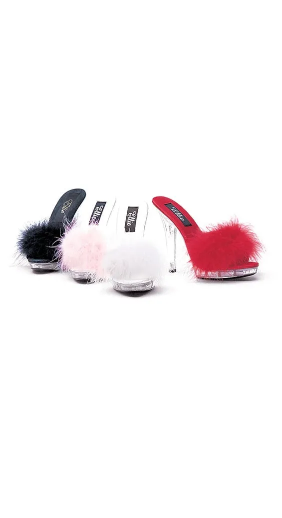 5" Marabou Slipper