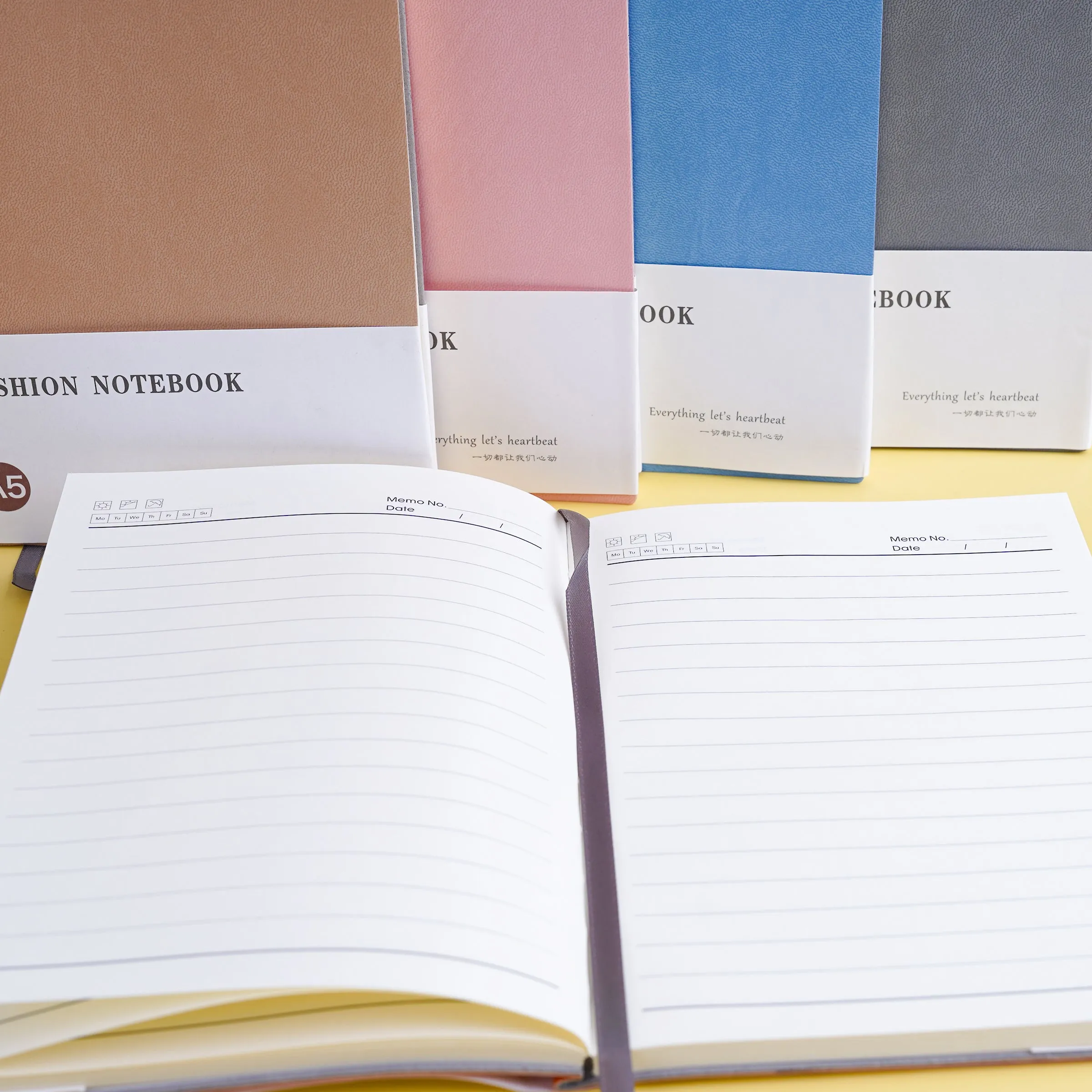 A5 Simple Soft  Morandi Color Notebook