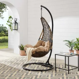 Abate Outdoor Patio Swing Chair With Stand by Modway