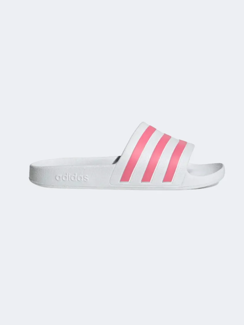 Adidas Adilette Aqua Women Swim Slippers White/Pink