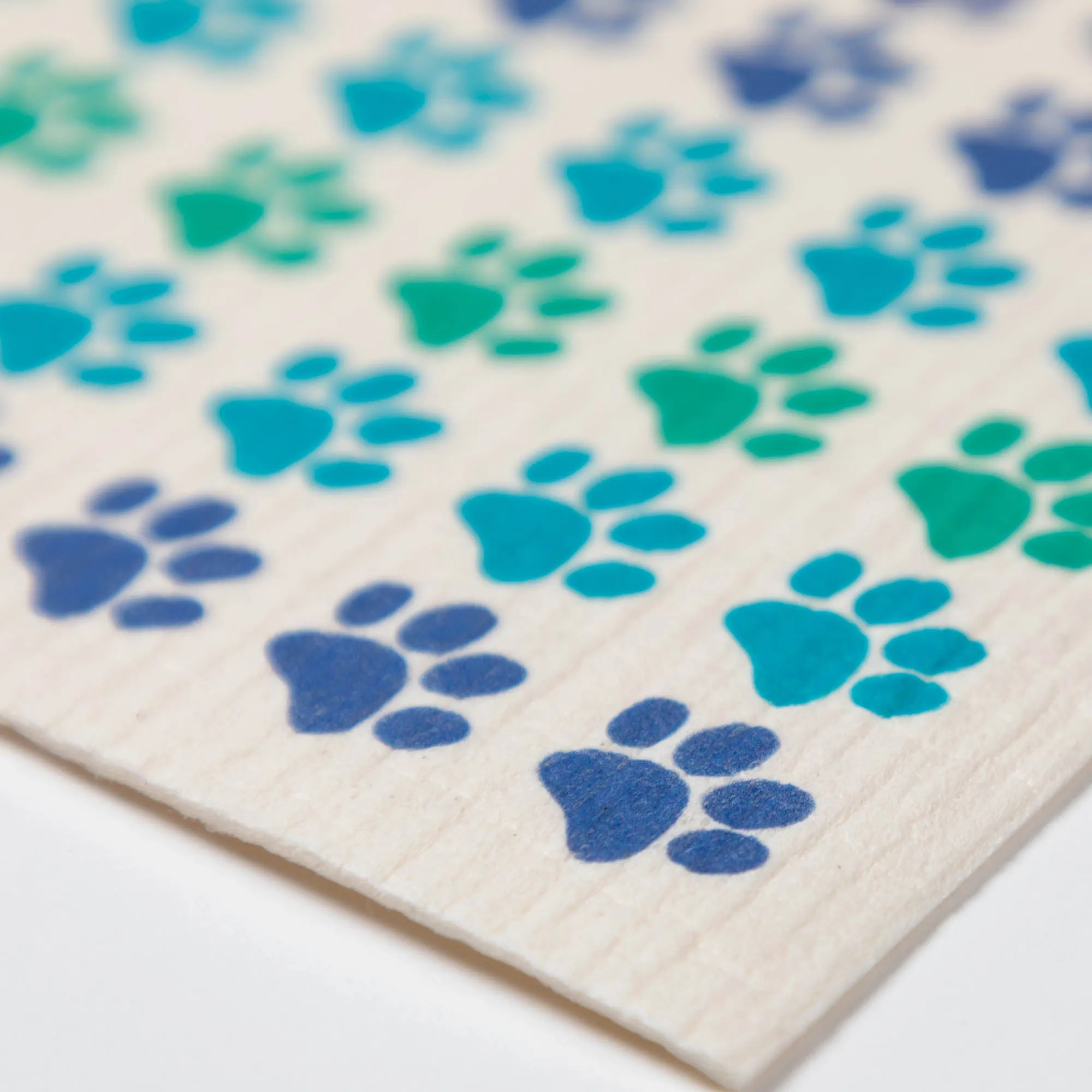 All Over Paws Biodegradable Dishcloth - Set of 4