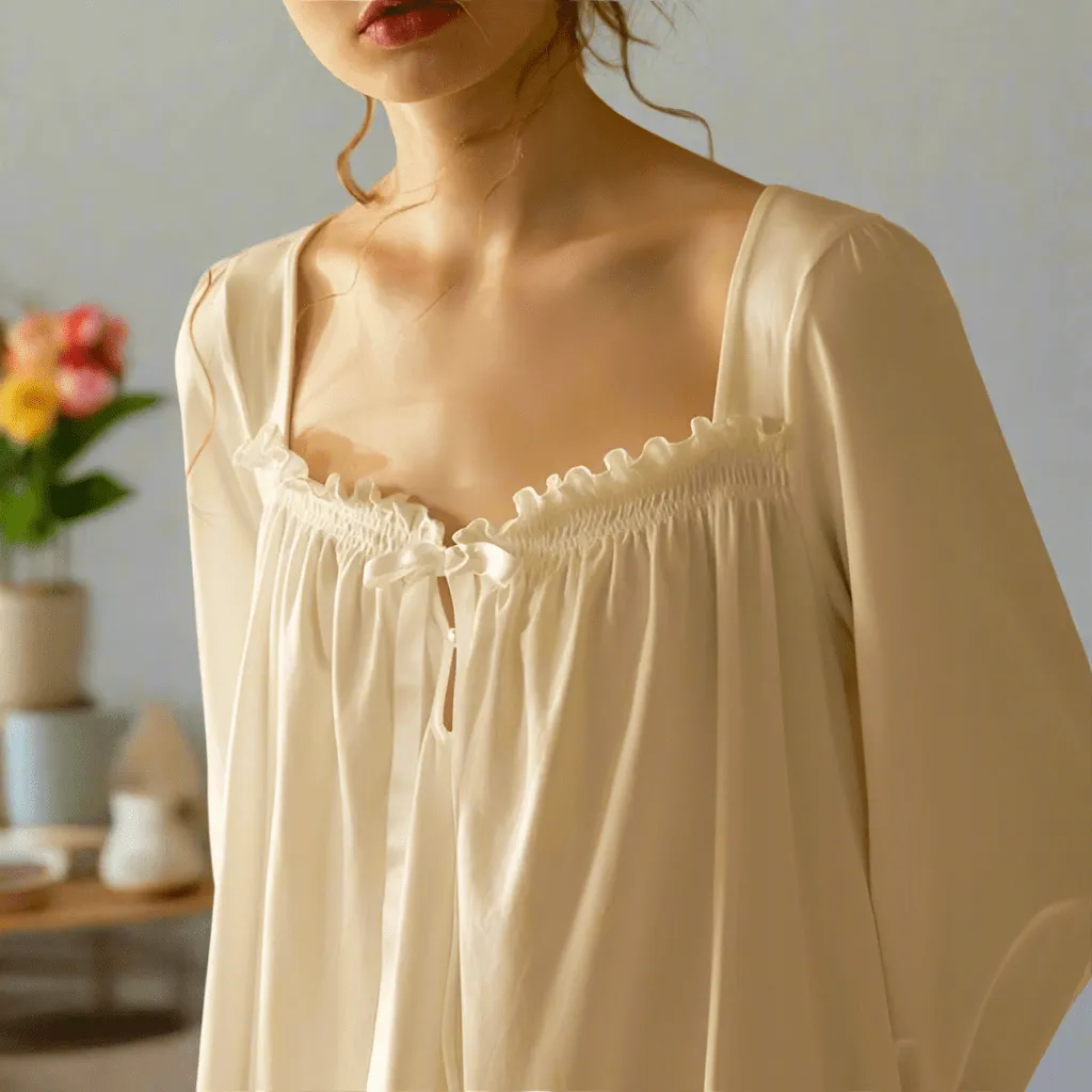 Amelie Sleepwear, White or Pink S-L