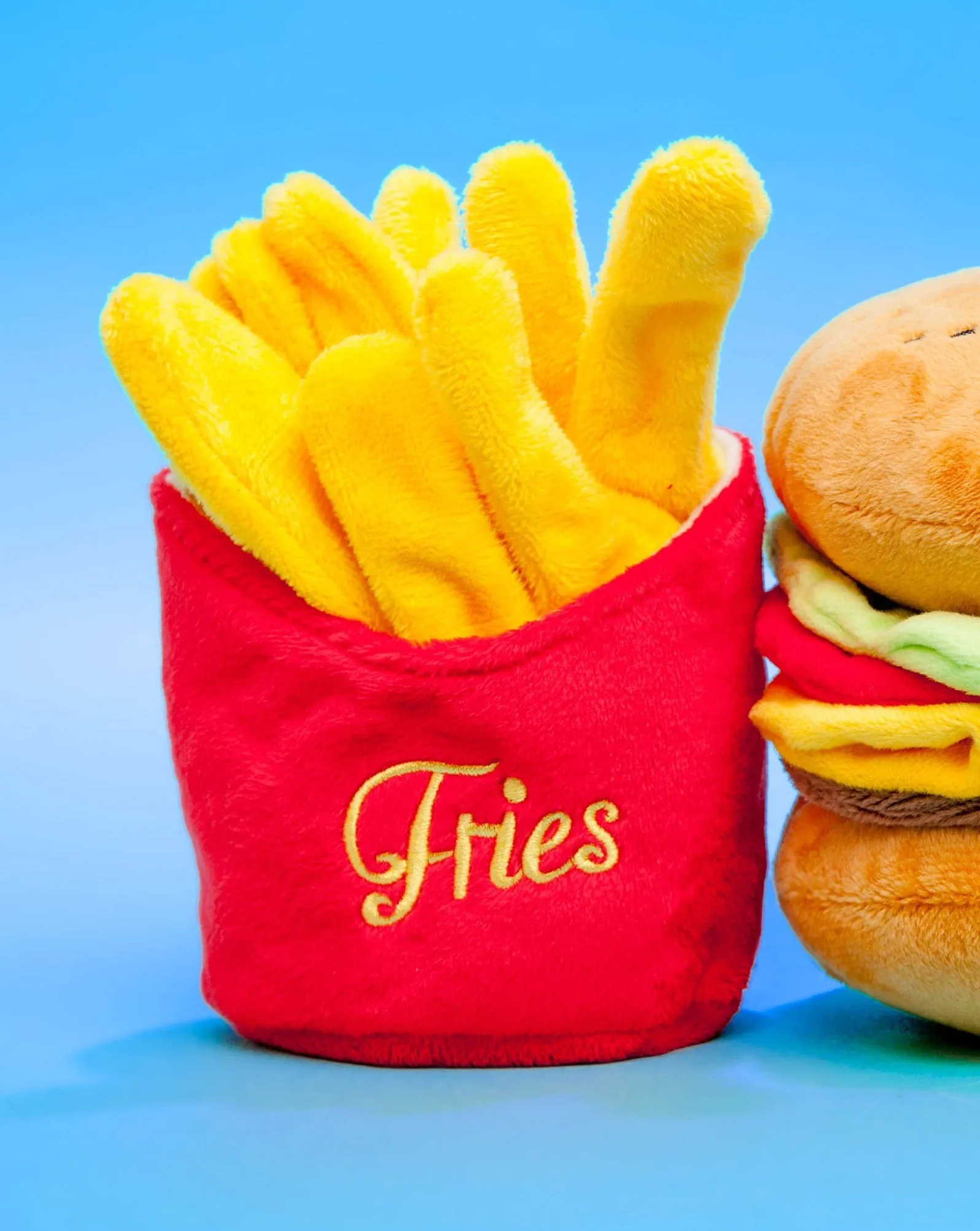 American Classic French Fries Plush Dog Toy