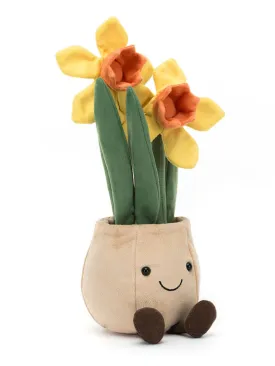 Amuseable daffodil pot