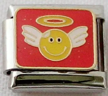 Angel Smiley 9mm Charm