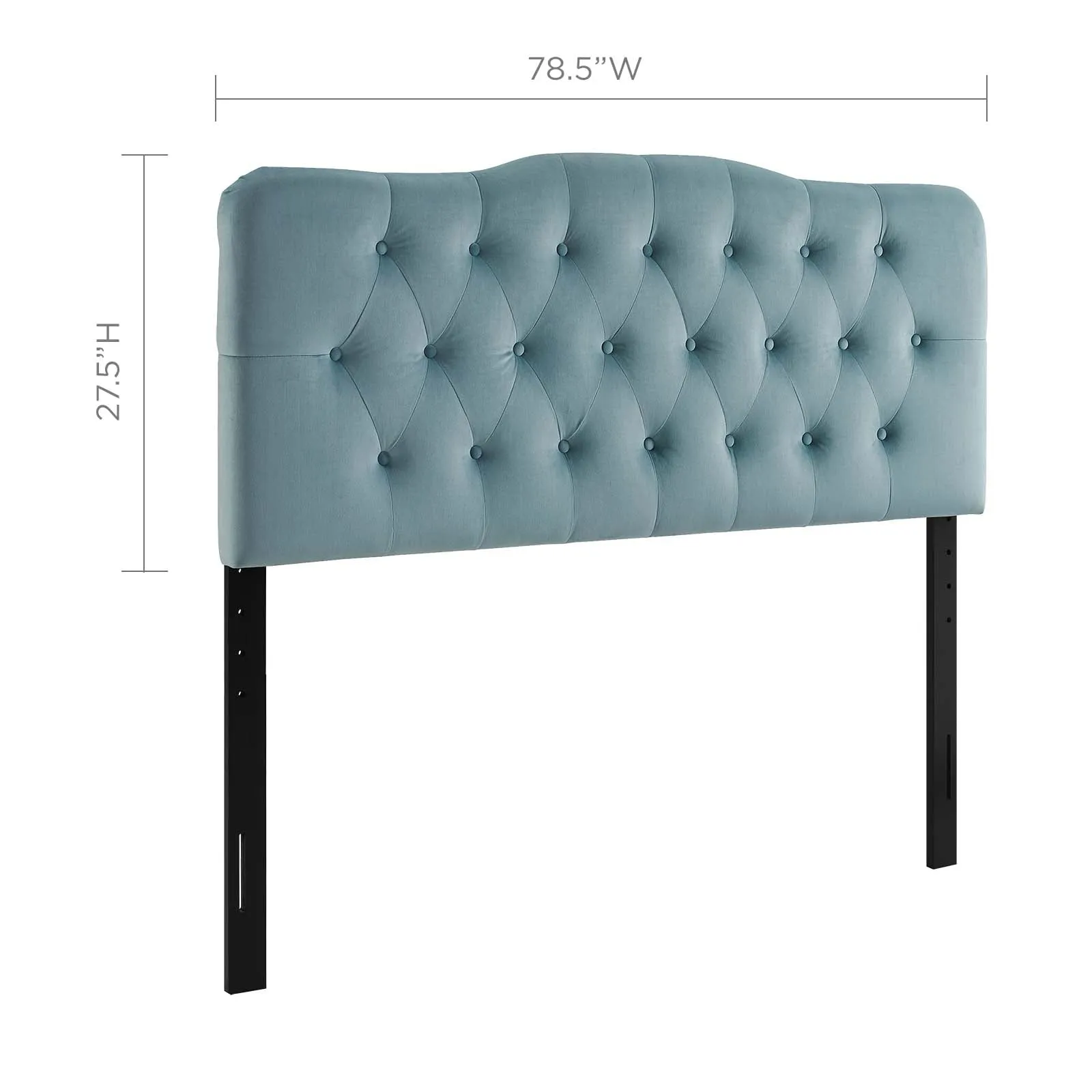 Annabel Diamond Tufted Performance Velvet Headboard by Modway