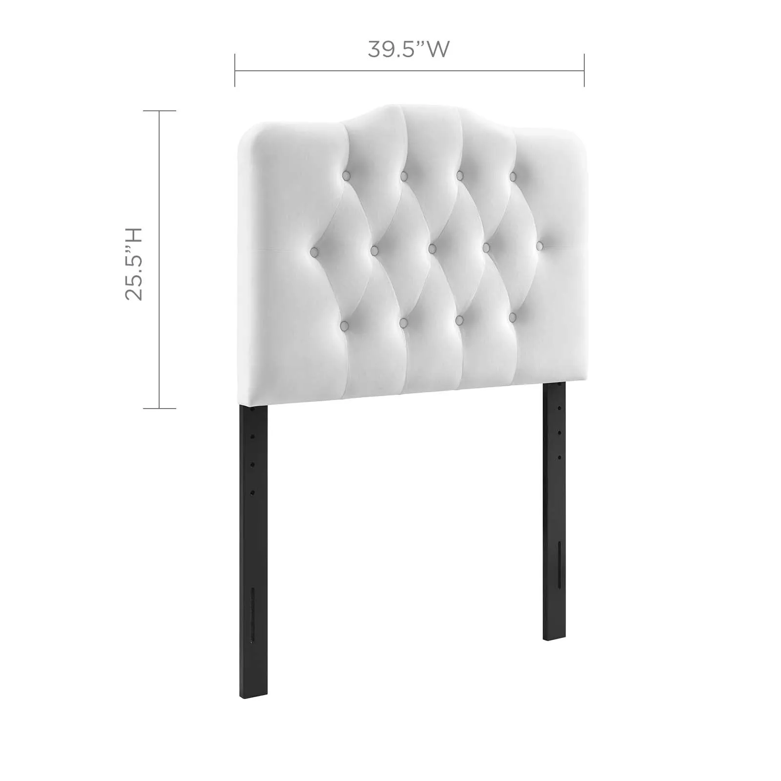 Annabel Diamond Tufted Performance Velvet Headboard by Modway