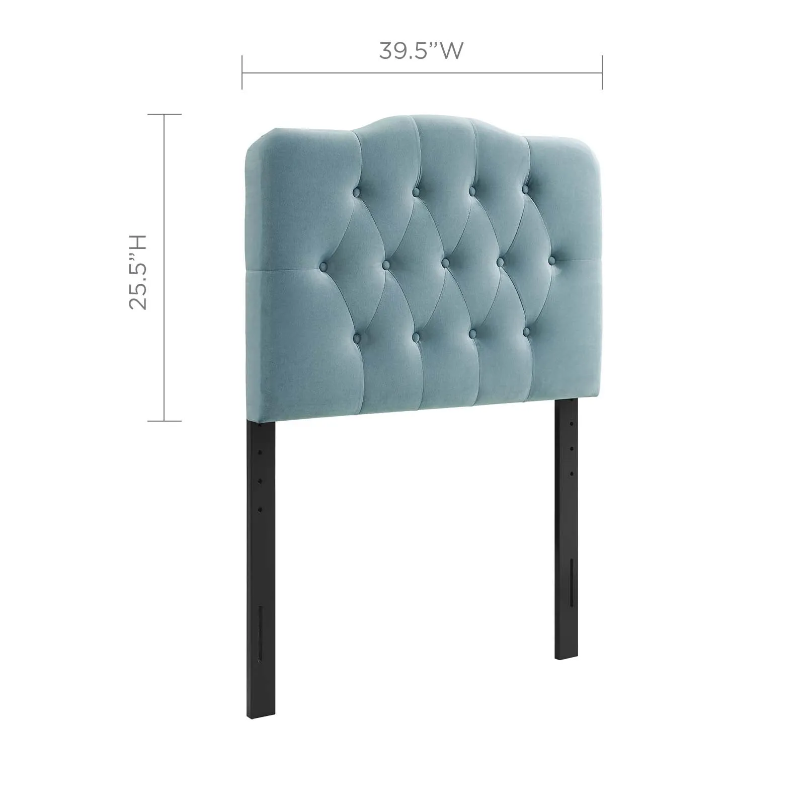 Annabel Diamond Tufted Performance Velvet Headboard by Modway