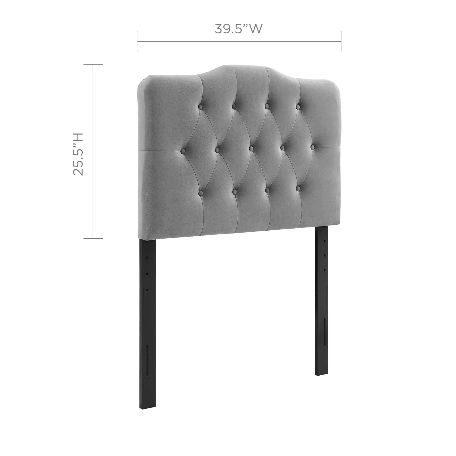 Annabel Diamond Tufted Performance Velvet Headboard by Modway