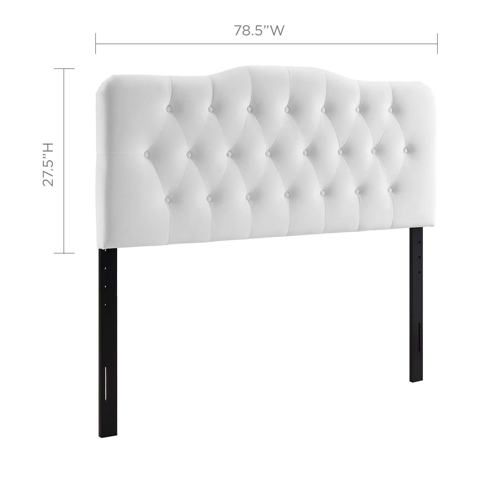 Annabel Diamond Tufted Performance Velvet Headboard by Modway