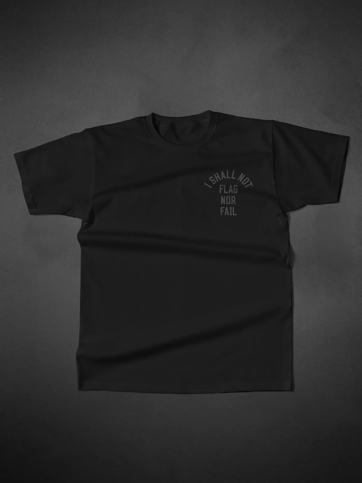 ANTHEM TEE - BLACK/BLACK