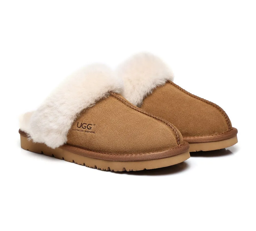 Australian Premium Sheepskin Wool Unisex Muffin Slipper