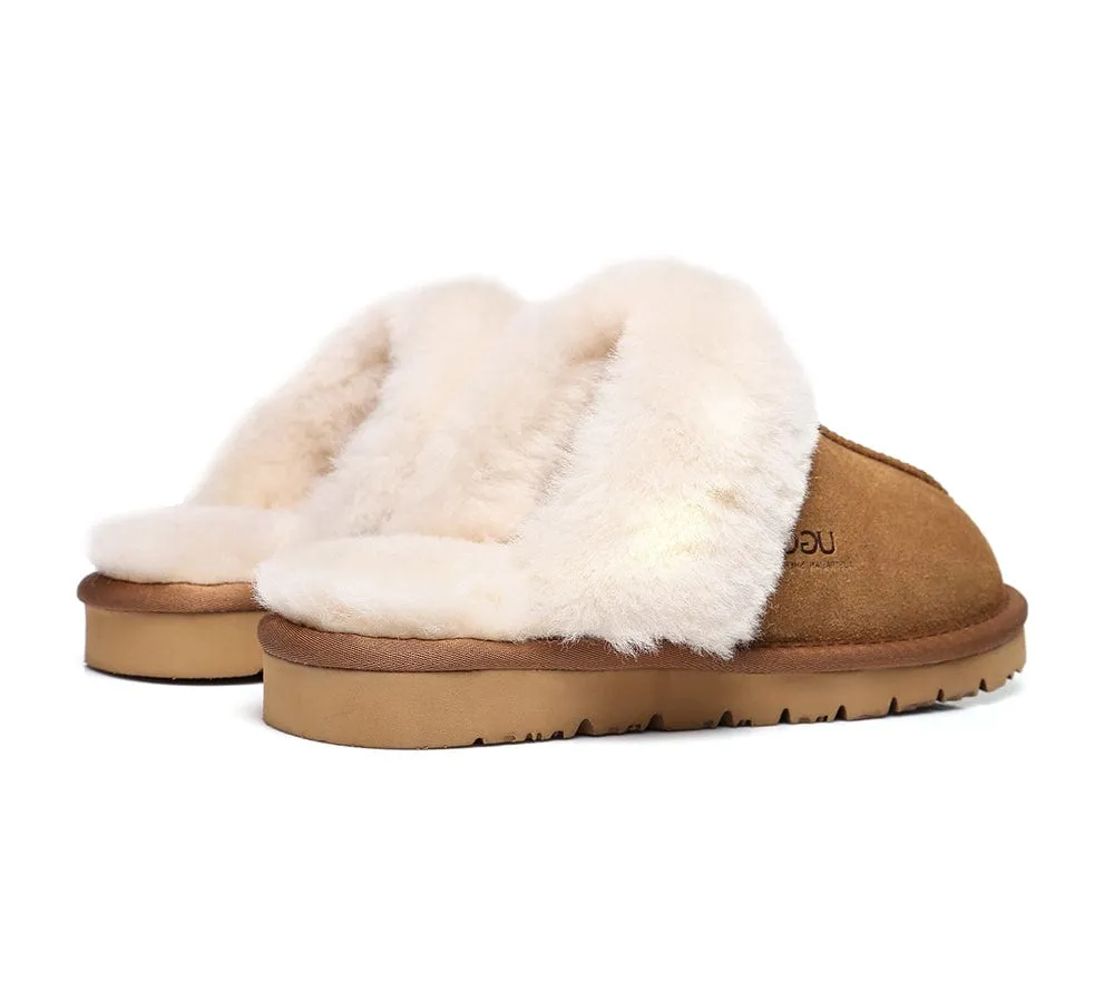 Australian Premium Sheepskin Wool Unisex Muffin Slipper