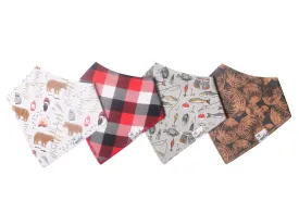 Baby Bandana Bibs - Lumberjack