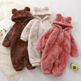 Baby Bear Plush Jumpsuit