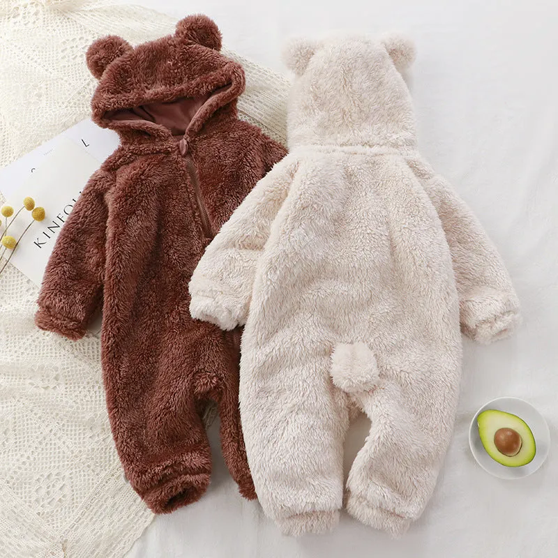 Baby Bear Plush Jumpsuit