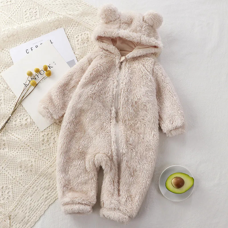 Baby Bear Plush Jumpsuit