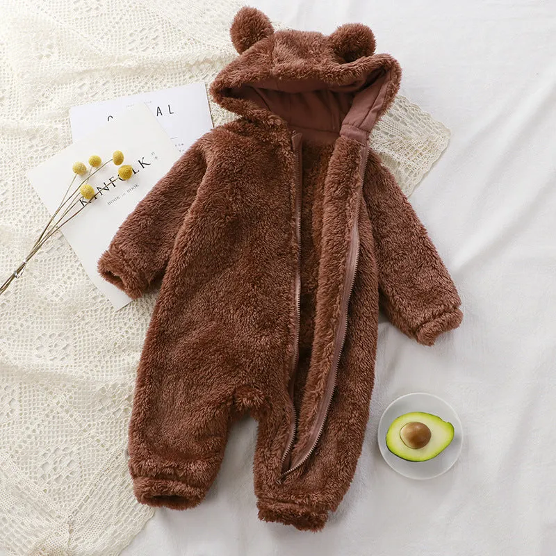 Baby Bear Plush Jumpsuit