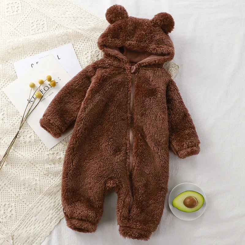 Baby Bear Plush Jumpsuit