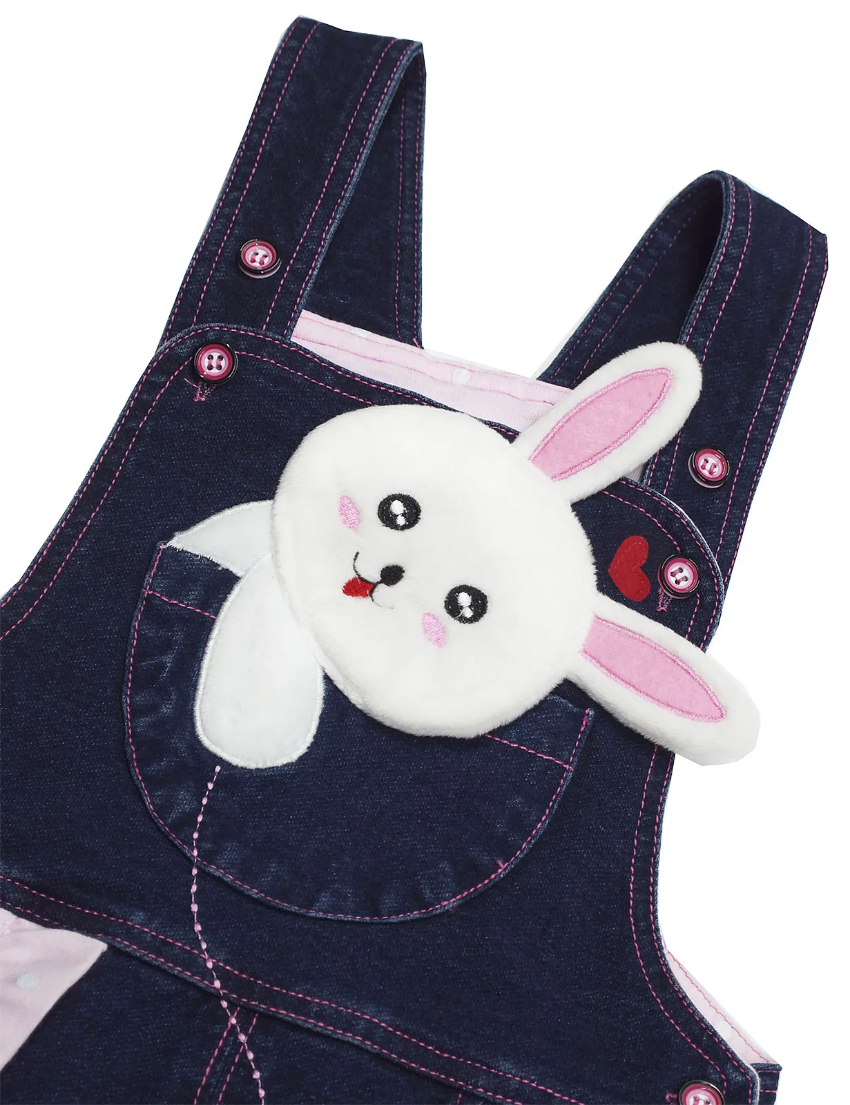 Baby Cartoon Carrot Bunny Novel Overalls