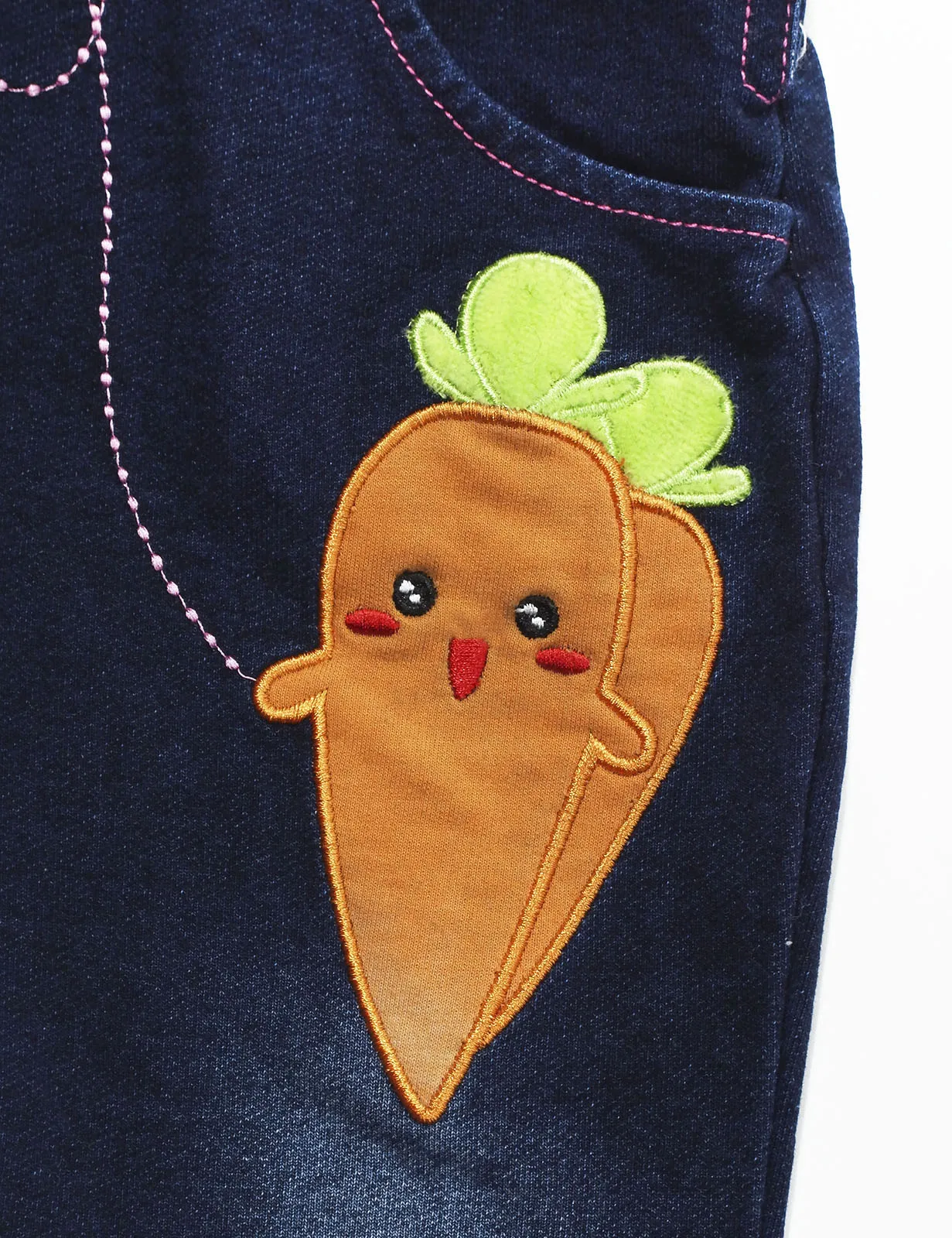 Baby Cartoon Carrot Bunny Novel Overalls