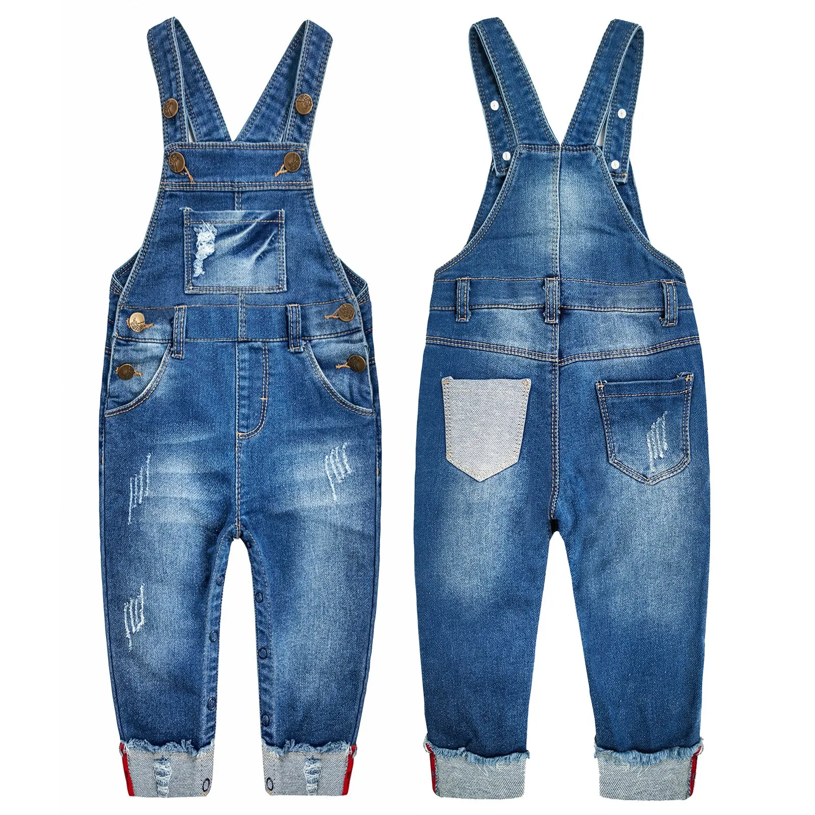 Baby Jeans Overalls Toddler Soft Cute Jumpsuit