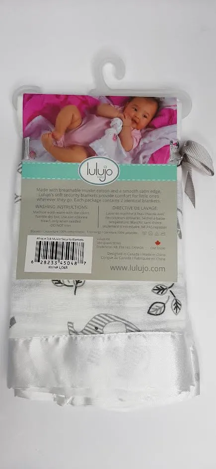 Baby Muslin Security Blanket - Afrique - 2pk - LJ048