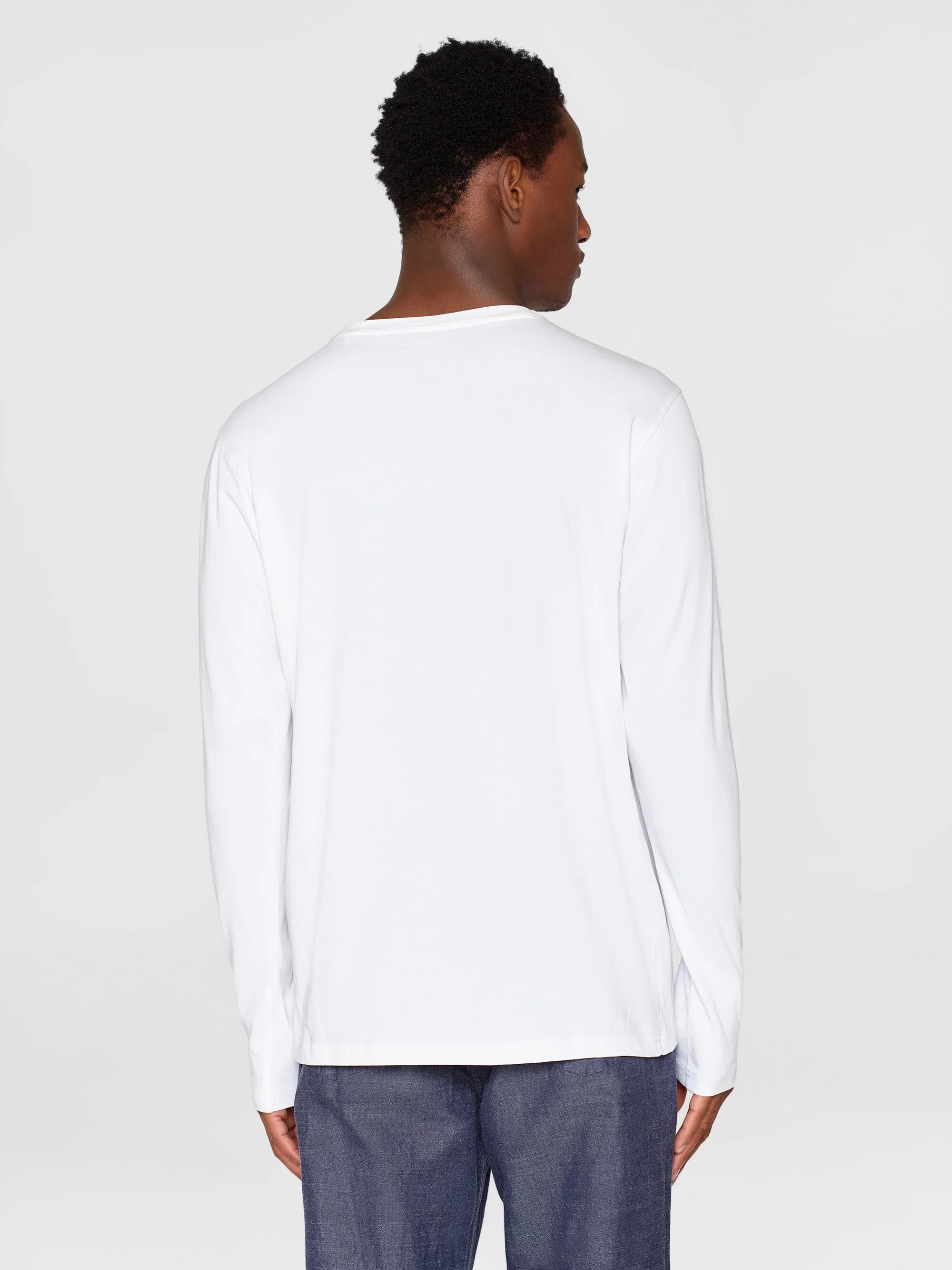 Badge long sleeve - Bright White