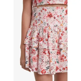 Bardot Junior - Amelia Broderie Skirt - Blush Floral