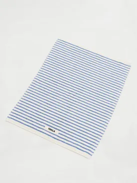 Bath Mat in Coastal Blue Stripes