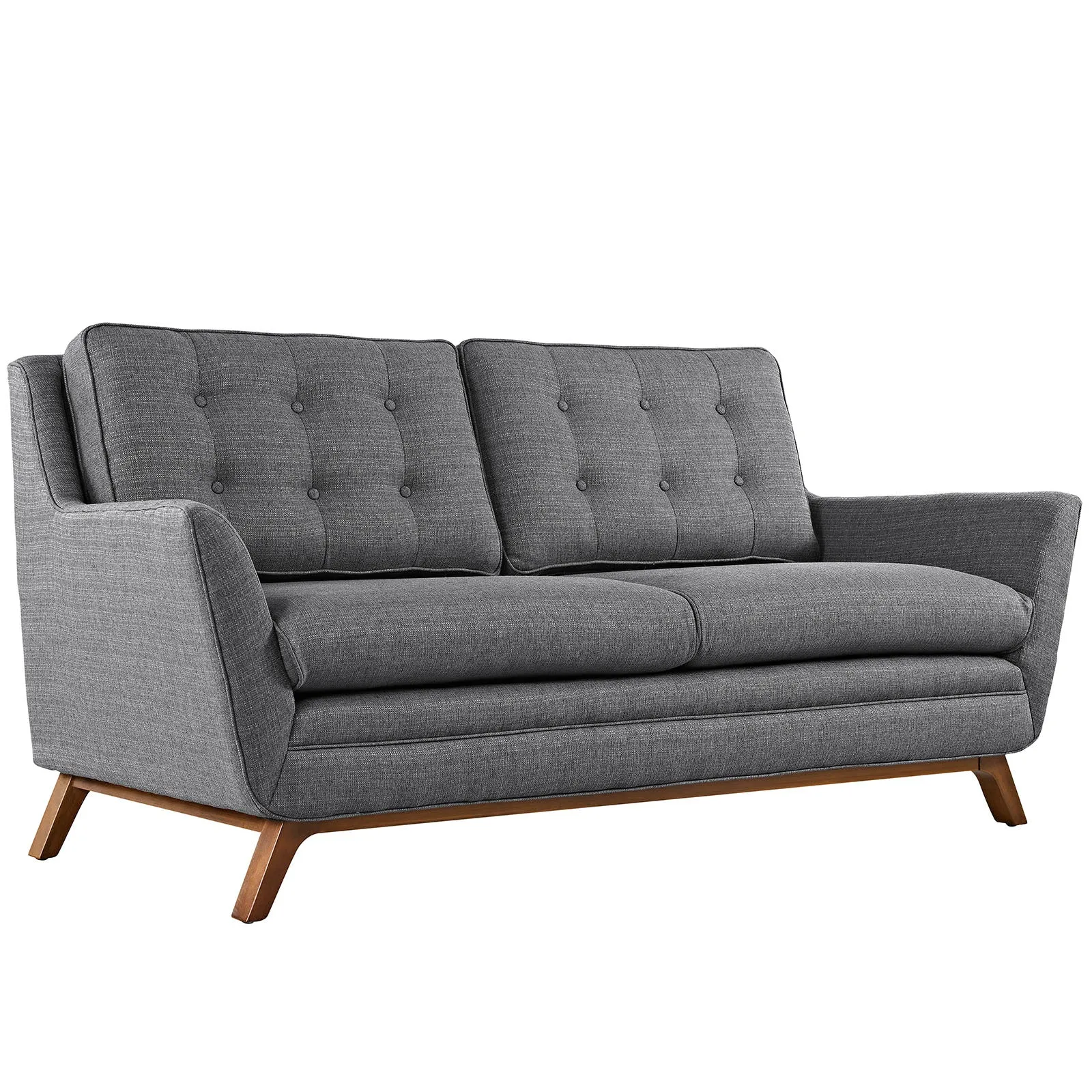 Beguile Upholstered Fabric Loveseat by Modway