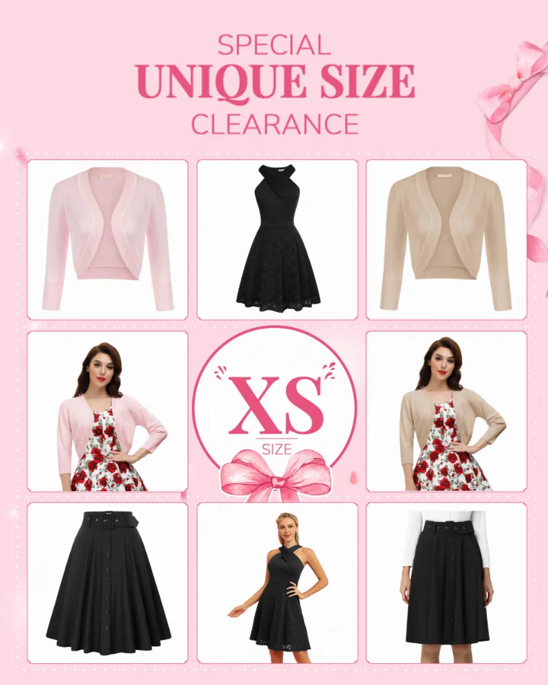 BellePoque's Unique Size Clearance-Extra Small Size ($110 GET 10PCS-CODE:US5)