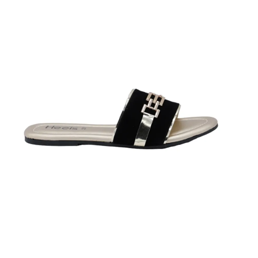 Black Casual Slipper 000327