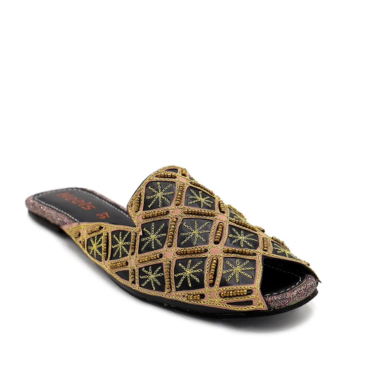 Black Ethnic Slipper 012018