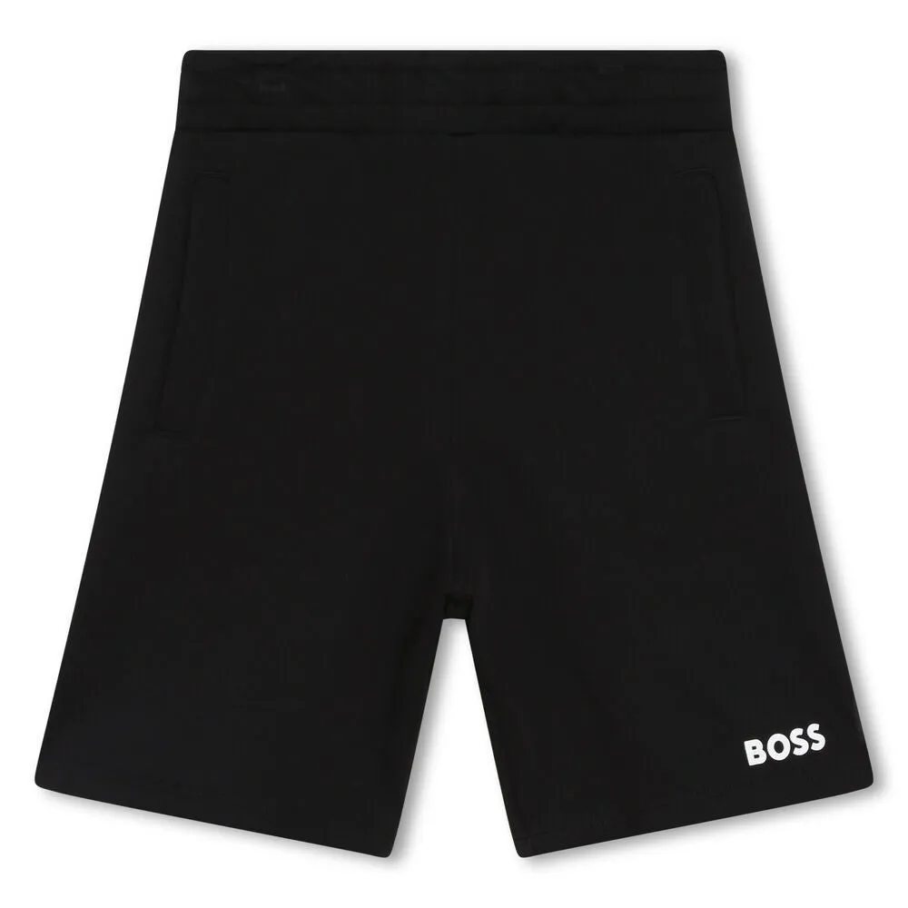 Black Logo Shorts