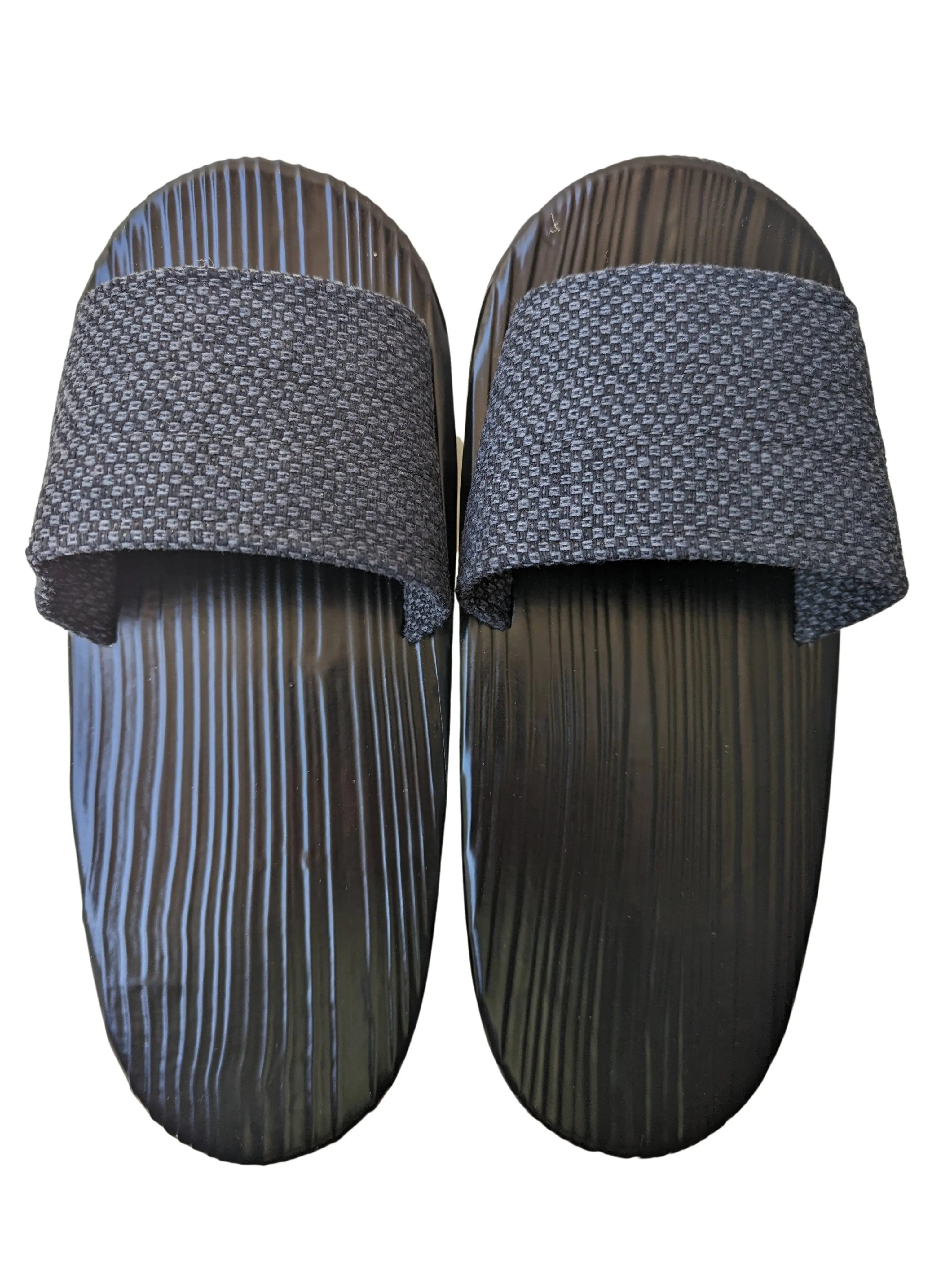 Black Wood painted GETA Slippers [Outdoor / Indoor]